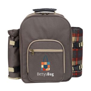 HIGH PARK Mochila de Picnic Completa para Cuatro Personas