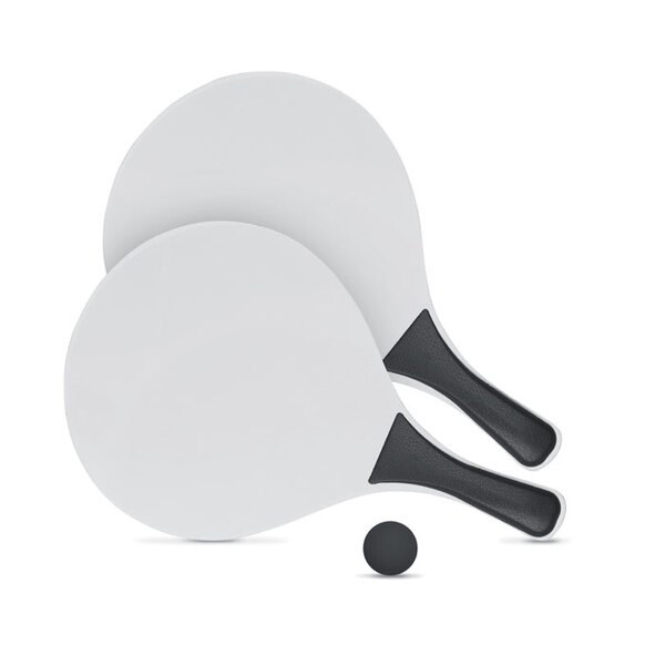 MATCH Set Completo de Tenis Playa con Raquetas MDF - GiftRetail IT1911