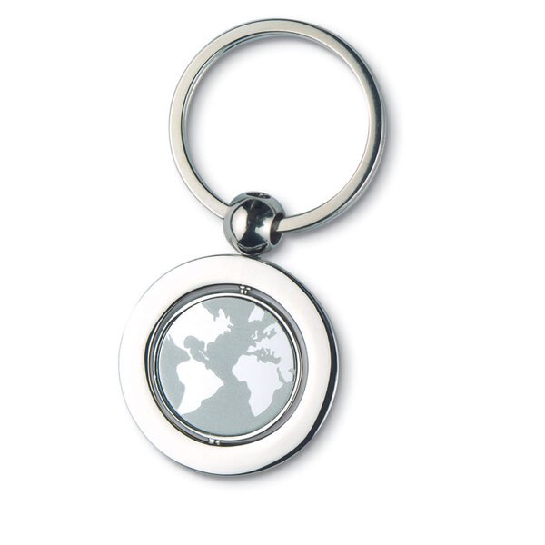 GLOBY Llavero metal forma mundo - GiftRetail KC6297
