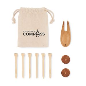 DORMIE Juego accesorios golf en bolsa