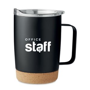 RUBY Premium Stainless Steel Tumbler with Cork Base 300ml