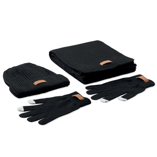 DENALI Set 3 piezas invierno de RPET - GiftRetail MO6651