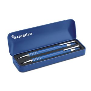 ALUCOLOR Juego de bolígrafos con estuche de metal