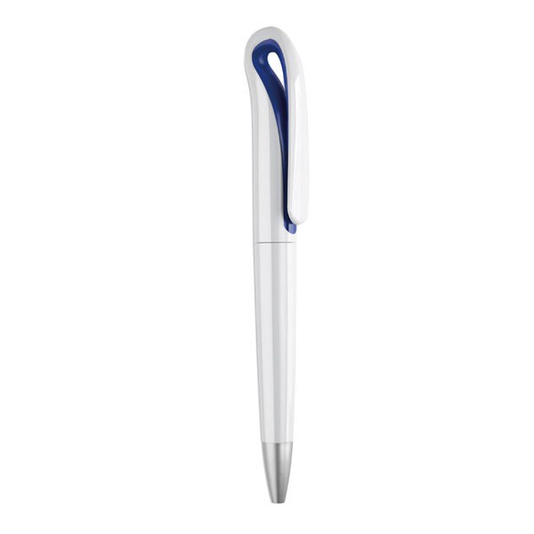 WHITESWAN Bolígrafo giratório ABS - GiftRetail MO7793