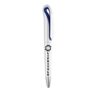 WHITESWAN Bolígrafo giratório ABS - GiftRetail MO7793
