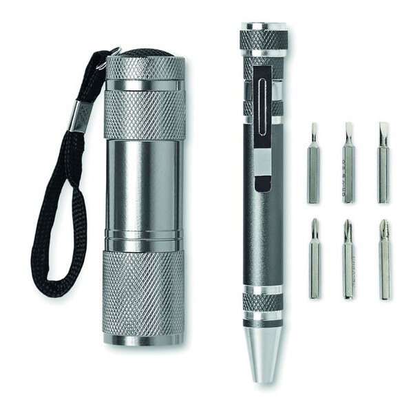COMBITOOL Set linterna con bolígrafo - GiftRetail MO8559