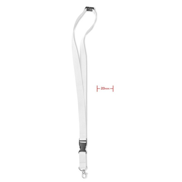 LANY Lanyard con gancho metal 20 mm - GiftRetail MO8595