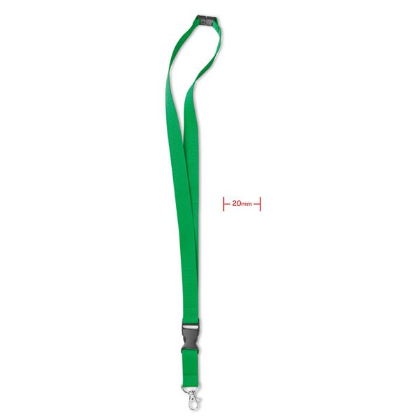 LANY Premium 20mm Lanyard with Metal Hook and Safety Features - GiftRetail MO8595