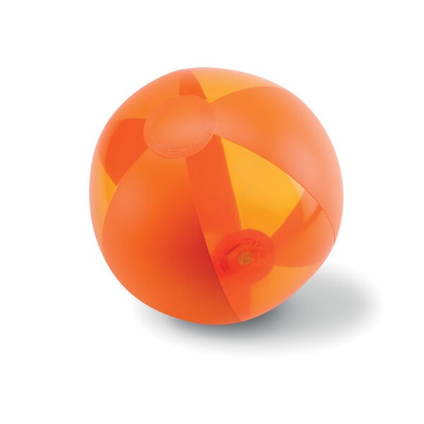 AQUATIME Transparent & Solid Inflatable Beach Ball - GiftRetail MO8701
