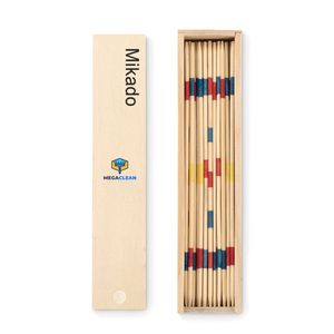 MINI MIKADO Juego de Mikado en Caja de Madera Compacta