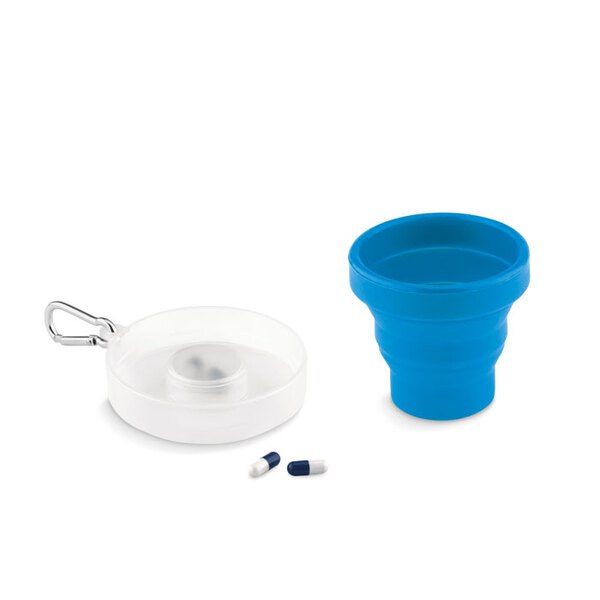 CUP PILL Silicone foldable cup - GiftRetail MO9196