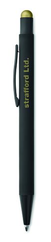 NEGRITO Elegant Aluminium Stylus Pen with Blue Ink
