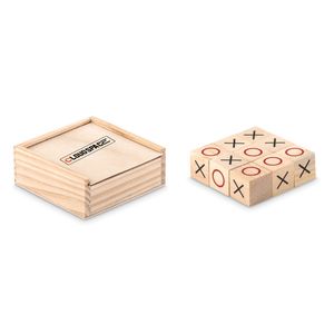 TIC TAC TOE Juego de cinco en raya de madera