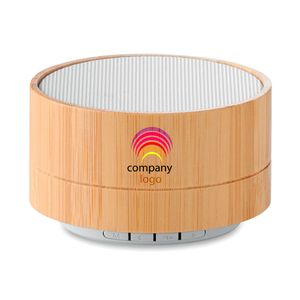 SOUND BAMBOO Altavoz inalámbrico bambú - GiftRetail MO9609