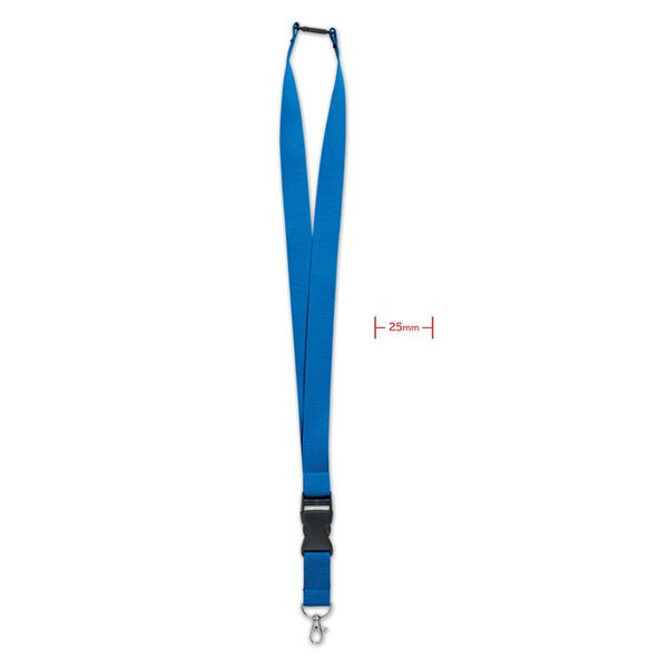 WIDE LANY Lanyard 25mm con mosquetón - GiftRetail MO9661