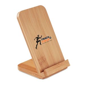 WIRESTAND Cargador inalámbrico de bambú