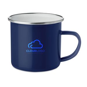 PLATEADO Taza de metal esmaltado 350 ml - GiftRetail MO9756