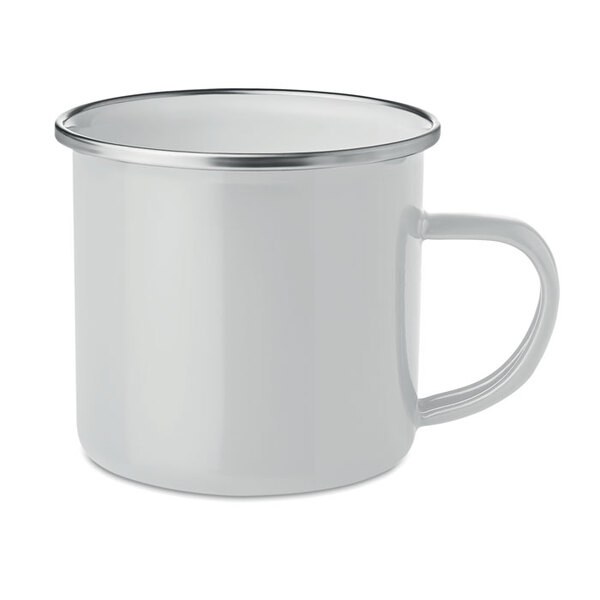 PLATEADO Taza de metal esmaltado 350 ml - GiftRetail MO9756