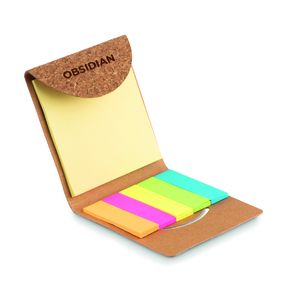 FOLDCORK Set de notas corcho