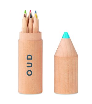 PETIT COLORET Estuche madera de 6 lápices