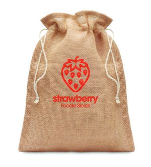 JUTE SMALL Bolsa regalo pequeña de yute