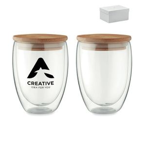 TIRANA SET Juego 2 vasos 350 ml en caja