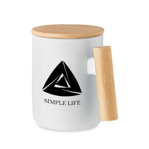 MAJEST Taza de porcelana tapa 380 ml