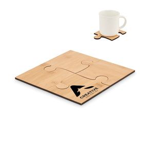LEPY Set de 4 posavasos tipo puzle