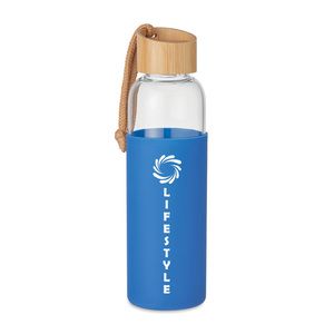 CHAI Botella vidrio 500 ml en funda - GiftRetail MO6845