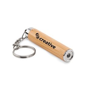PIANTI Eco-Friendly Bamboo LED Torch with Keyring