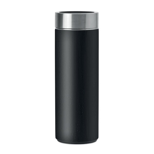 BATUMI Double wall bamboo flask 400ml - GiftRetail MO9421