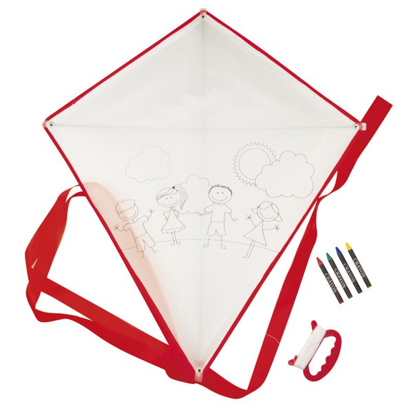 Goya 37024 - Cometa de Poliéster 190T con 4 Crayones BLOW