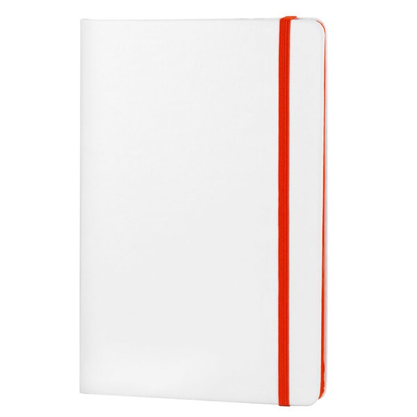 Goya 37088 - Cuaderno PU blanco con banda elástica COLORE