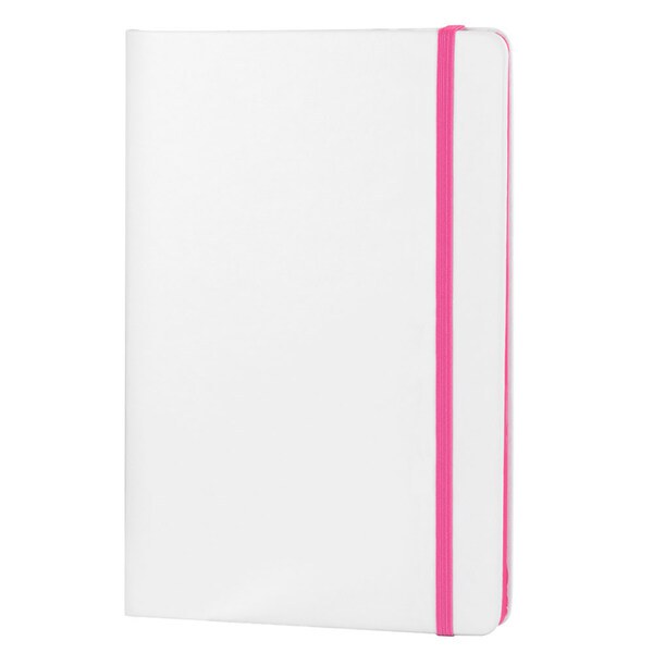 Goya 37088 - Cuaderno PU blanco con banda elástica COLORE