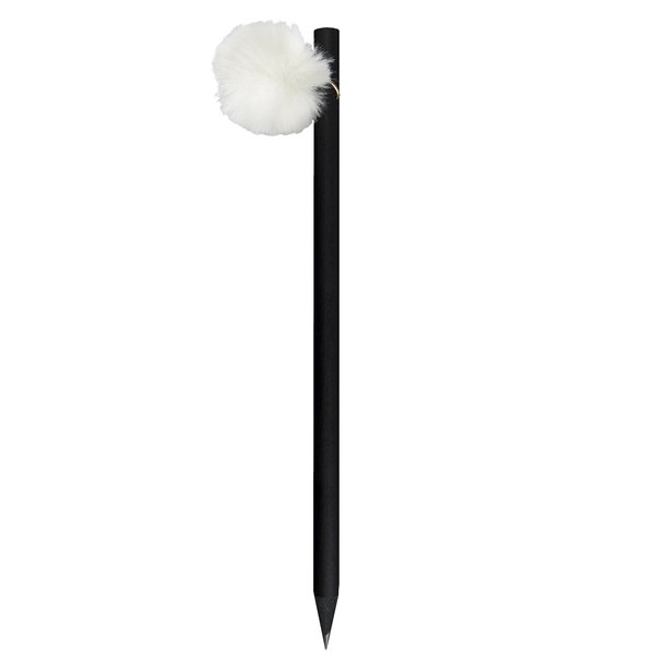 Goya 37532 - Lápiz de Madera Negro con Pompon Multicolor GINGER