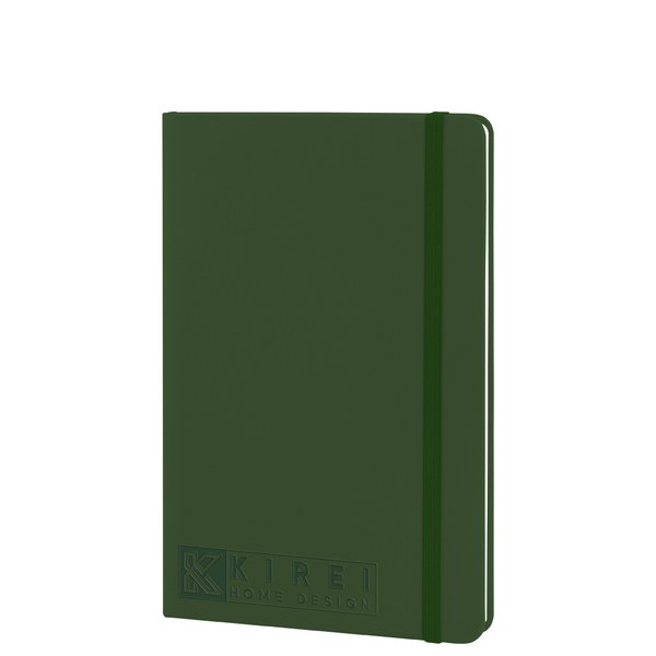 Goya 39567 - Cuaderno A5 con Cubierta de PU y Banda Elástica, 96 Hojas Rayadas Color Crema LINED
