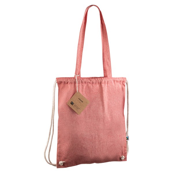 Goya 53520 - Mochila de Algodón Reciclado Fairtrade con Asas MOOR