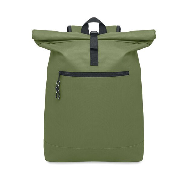 IREA Durable 600D Polyester Rolltop Laptop Backpack - GiftRetail MO2170