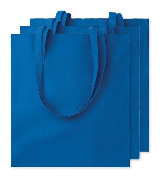 Pack de 3 GiftRetail MO9268 - COTTONEL COLOUR + Bolsa de algodón 140 gr / m²