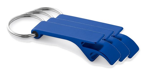 Pack de 3 Egotier 93151 - Llavero de aluminio con abridor de chapas