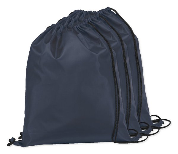 Pack de 3 Egotier 92910 - Mochila con cordón 210D