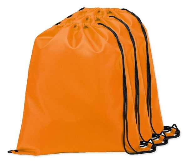 Pack de 3 Egotier 92910 - Mochila con cordón 210D
