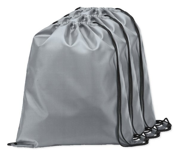 Pack de 3 Egotier 92910 - Mochila con cordón 210D