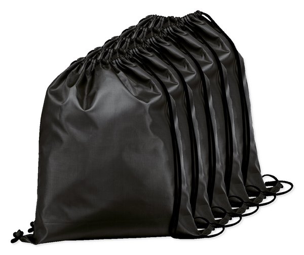 Pack de 5 Egotier 92910 - Mochila con cordón 210D