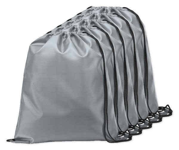 Pack de 5 Egotier 92910 - Mochila con cordón 210D