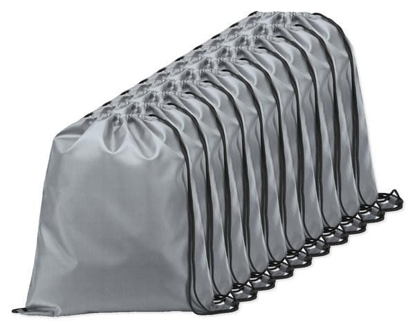 Pack de 10 Egotier 92910 - Mochila con cordón 210D