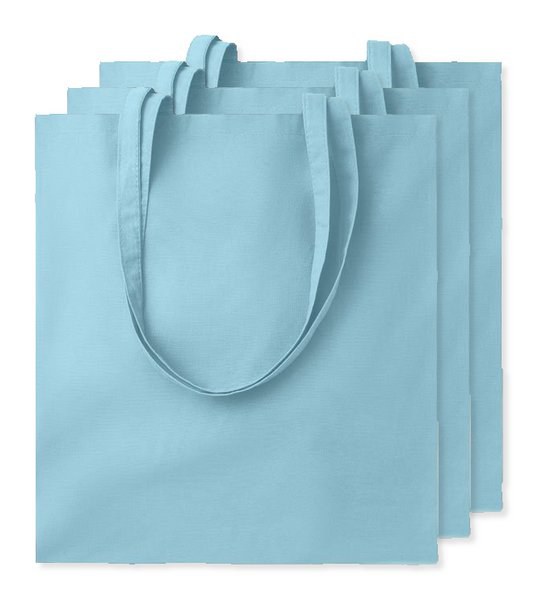 Pack de 30 GiftRetail MO9268 - COTTONEL COLOUR + Bolsa de algodón 140 gr / m²