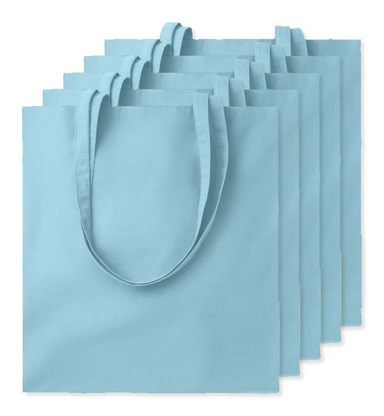 Pack de 50 GiftRetail MO9268 - COTTONEL COLOUR + Bolsa de algodón 140 gr / m²