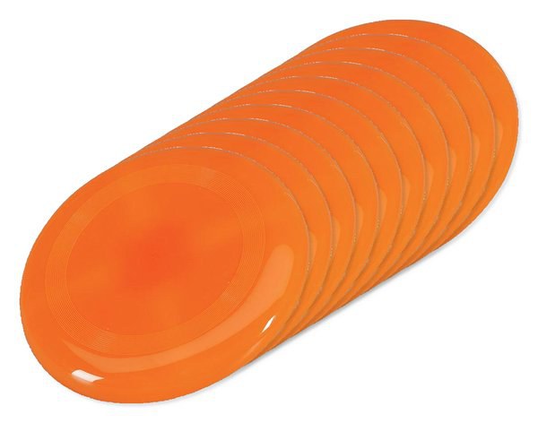 Pack of 10 GiftRetail KC1312 - SYDNEY Ultimate Outdoor SYDNEY Frisbee 23 cm