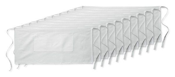 Pack de 10 GiftRetail MO8305 - JARED Delantal Corto para Mesero de Alta Calidad